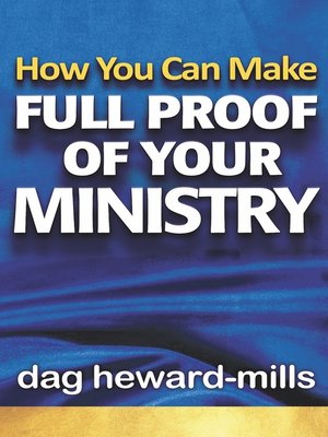 cover image of How You Can Make Full Proof of Your Ministry